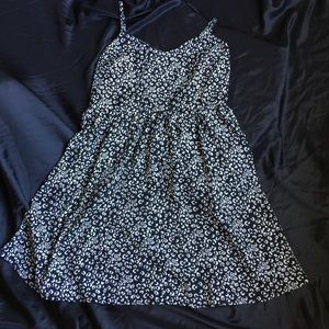 LOFT spaghetti strap dress with pockets